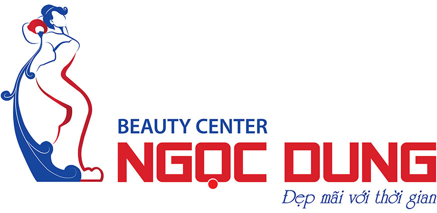 Logo Spa của thẩm mỹ viện Ngọc Dung sử dụng biểu tượng người con gái cách điệu