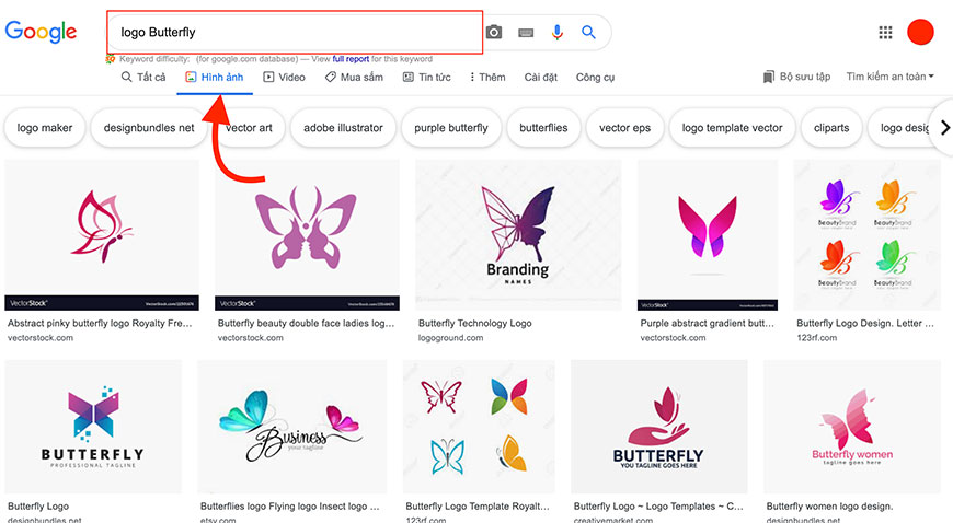 Tìm biểu tượng Spa trên Google