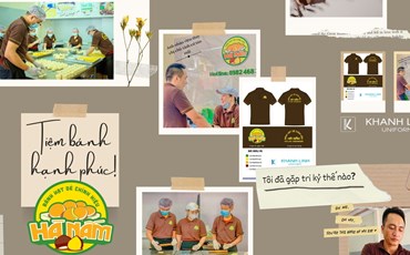 Đồng phục tiệm bánh Hạt Dẻ Hà Nấm