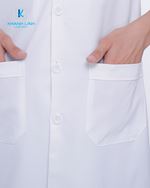 Áo Blouse trắng Bác sĩ nam nữ ngắn tay mẫu 11 7