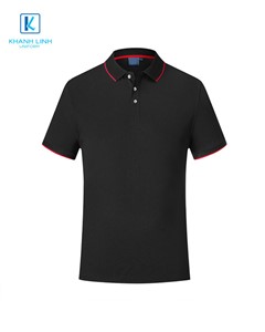 Áo phông đồng phục công ty màu đen mẫu 09 2