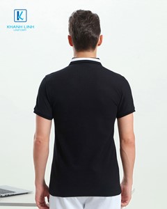 Áo phông đồng phục công ty màu đen mẫu 16 2