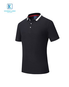 Áo phông đồng phục công ty màu đen mẫu 16 3