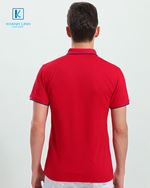 Áo phông đồng phục công ty màu đỏ mẫu 10 4