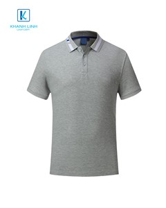 Áo phông đồng phục công ty màu xám mẫu 07 1