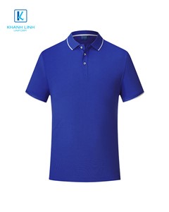 Áo phông đồng phục công ty màu xanh dương mẫu 13 3