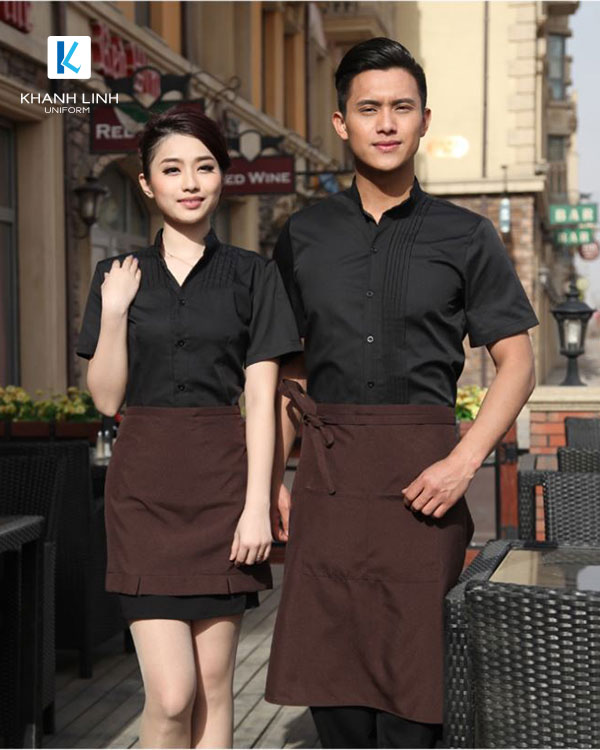 Áo đồng phục quán Cafe mẫu 01 4
