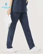 Áo Scrubs Bác Sĩ Hàn Quốc nữ mẫu 04 màu tím than 3