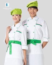 Đồng phục bếp nhà hàng phong cách Hàn Quốc mẫu 05