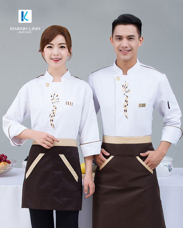 Đồng phục áo bếp nhà hàng mẫu 42 8