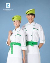 Đồng phục bếp nhà hàng phong cách Hàn Quốc mẫu 05 4