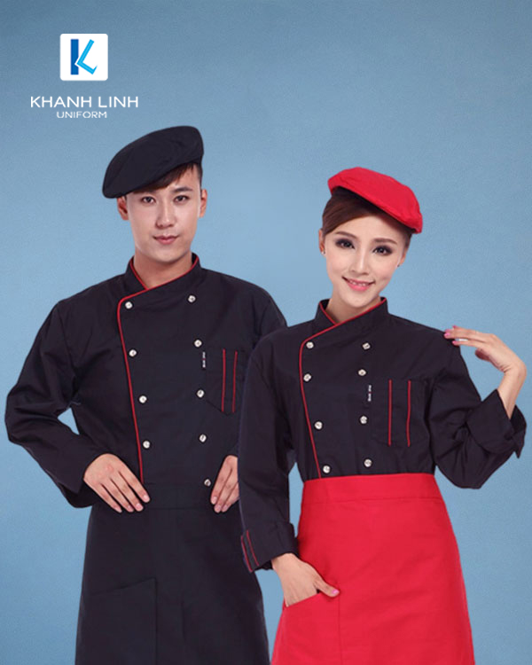 Đồng phục áo đầu bếp nhà hàng mẫu 05 Đồng phục áo đầu bếp nhà hàng mẫu 05