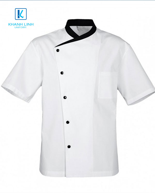 Đồng phục áo đầu bếp nhà hàng mẫu 06 6