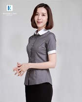 Đồng phục áo sơ mi nữ công sở mẫu 45-1 3