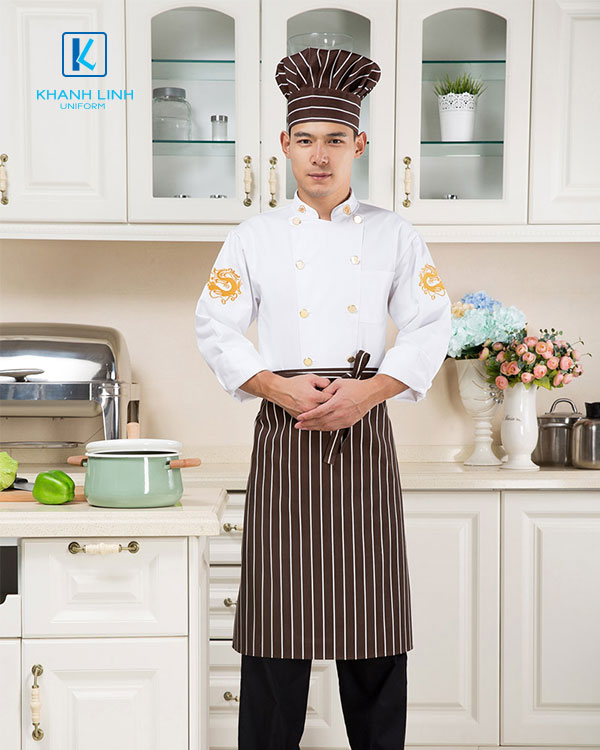 Đồng phục đầu bếp khách sạn mẫu 3 6