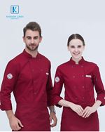 Đồng phục áo đầu bếp nhà hàng mẫu 36-3 7