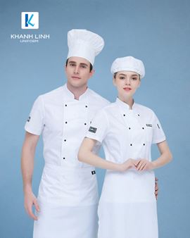 Đồng phục đầu bếp nhà hàng mẫu 17