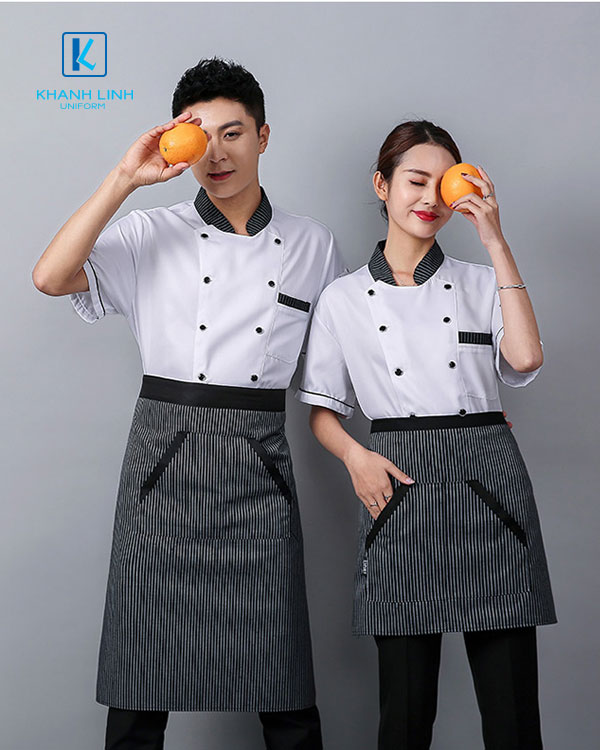 Đồng phục áo đầu bếp nhà hàng mẫu 31 3