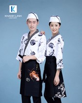 Đồng phục đầu bếp nhà hàng Nhật Bản mẫu 30 1