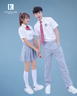 Đồng phục học sinh cấp 3 Hàn Quốc mẫu 06