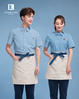 Đồng phục phục vụ nhà hàng Hàn Quốc mẫu 01
