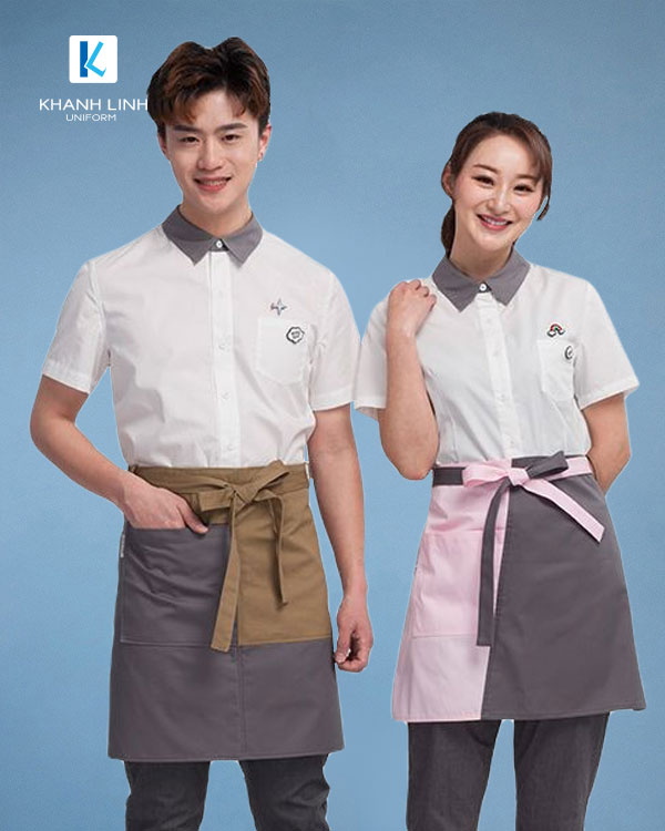 Đồng phục phục vụ nhà hàng Hàn Quốc mẫu 04