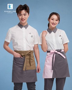 Đồng phục phục vụ nhà hàng Hàn Quốc mẫu 04