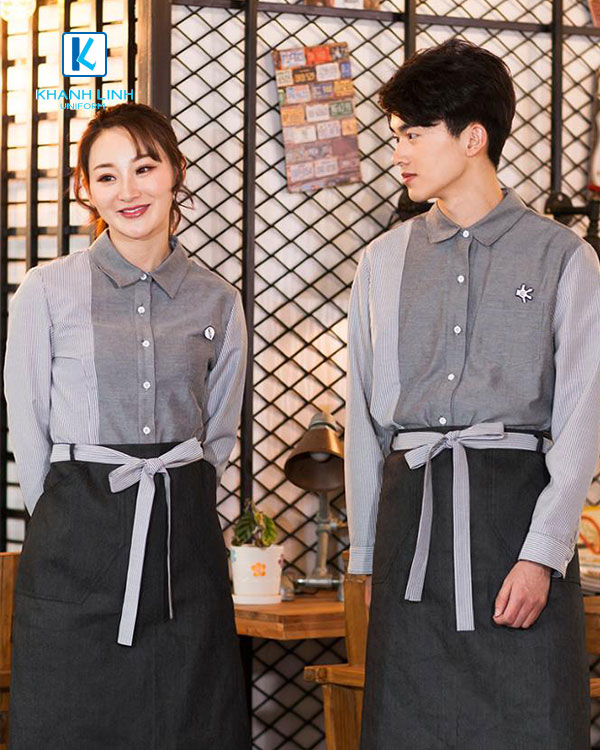Đồng phục phục vụ nhà hàng Hàn Quốc mẫu 05 3