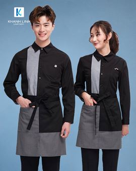 Đồng phục phục vụ nhà hàng Hàn Quốc mẫu 06