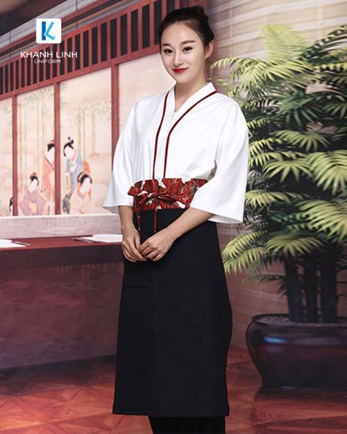 Đồng phục phục vụ nhà hàng Nhật Bản mẫu 01