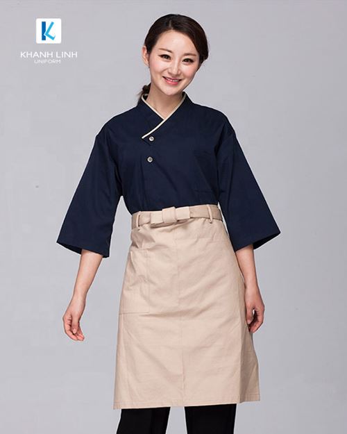 Đồng phục phục vụ nhà hàng Nhật Bản mẫu 09
