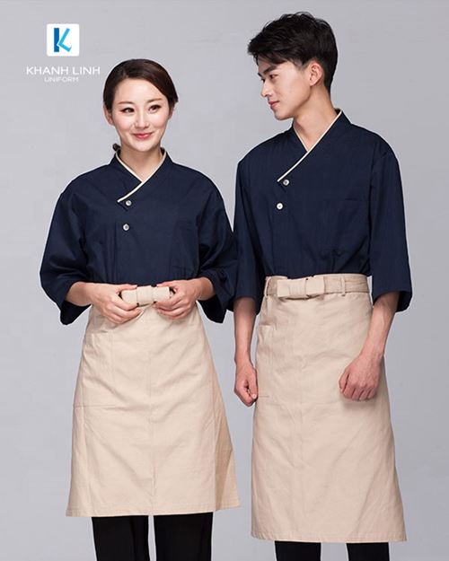 Đồng phục phục vụ nhà hàng Nhật Bản mẫu 09 2