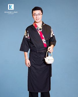 Đồng phục phục vụ nhà hàng Nhật Bản mẫu 10