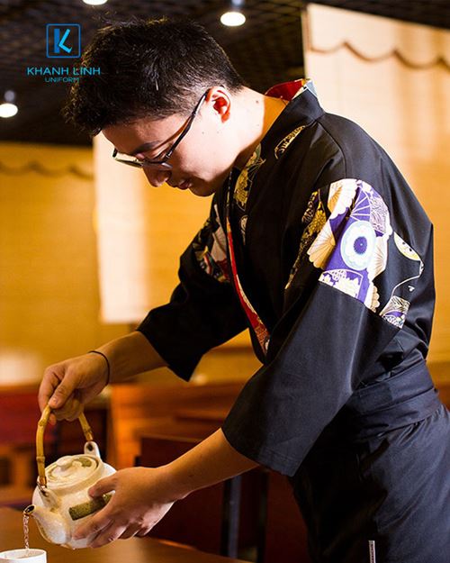 Đồng phục phục vụ nhà hàng Nhật Bản mẫu 10 1