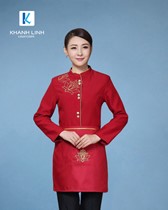 Áo đồng phục quán cà phê mẫu 42