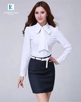 Đồng phục áo sơ mi nữ công sở mẫu 01 3
