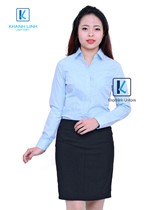 Đồng phục áo sơ mi nữ công sở mẫu 19 1