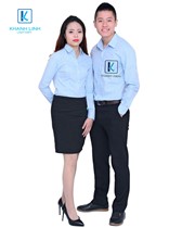 Đồng phục áo sơ mi nữ công sở mẫu 19 3