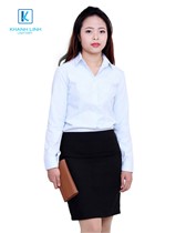 Đồng phục áo sơ mi nữ công sở mẫu 21 1