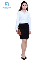 Đồng phục áo sơ mi nữ công sở mẫu 21 2