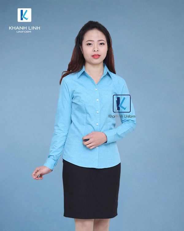 Đồng phục áo sơ mi nữ công sở mẫu 31