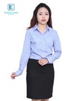 Đồng phục áo sơ mi nữ công sở mẫu 8 1