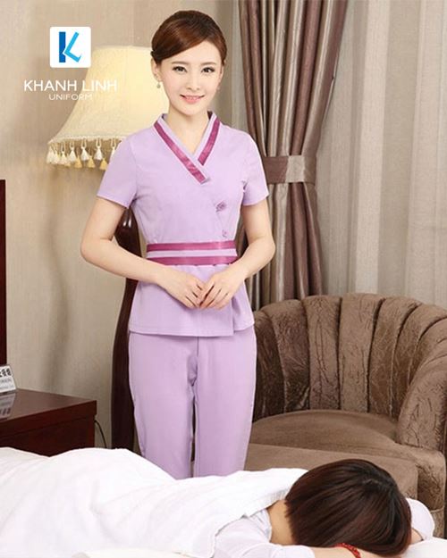 Đồng phục Spa - Nails - Massage mẫu 5 1