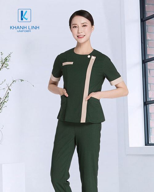 Đồng phục Spa - Nails - Massage mẫu 5 1