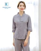 Đồng phục Spa - Nails - Massage mẫu 5 3