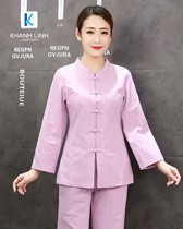 Đồng phục Spa - Nails - Massage mẫu 5 3