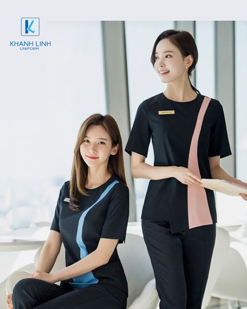 Đồng phục Spa - Nails - Massage mẫu 5 2