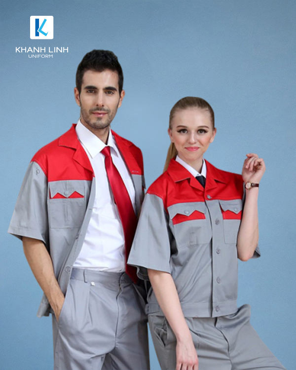Quần áo đồng phục công nhân mẫu 14