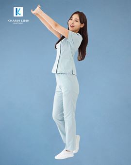 Đồng phục y tá - điều dưỡng Hàn Quốc mẫu 22