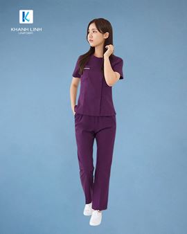 Đồng phục y tá - điều dưỡng Hàn Quốc mẫu 23